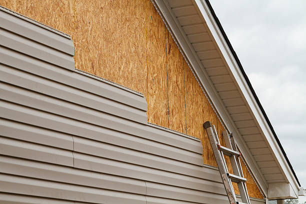Professional Emergency Siding Repair technician working in Clifton, TN